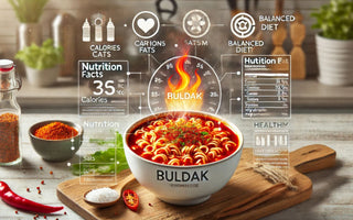 nutrition facts for buldak cups