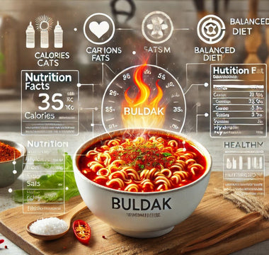 nutrition facts for buldak cups