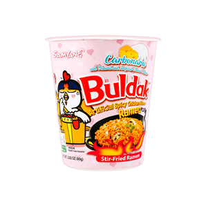 Samyang Buldak Hot Chicken Carbonara Flavor Ramen Cup Noodles (6 cups) 480g