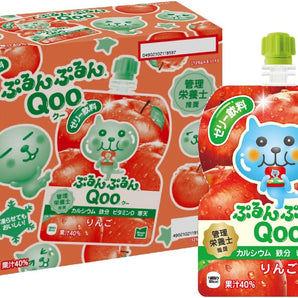 Packaging for Qoo Soft Jelly Drink Pouch Apple Flavor 