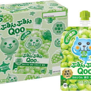 Packaging for Qoo Soft Jelly Drink Pouch Muscat Flavor 