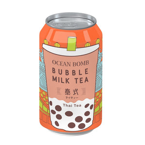 Can of bubble milk Thai tea