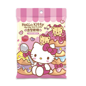 Hello Kitty Shaped Gummy Peach Yogurt Flavor 30g