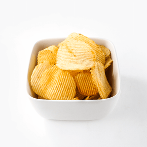 Teriyaki Chicken Flavor Potato Chips in Bowl