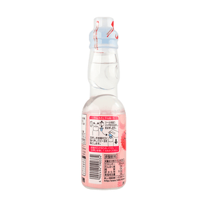 Backside of Hatakosen Ramune Soda Lychee Flavor 