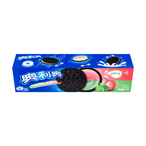 Packaging of Oreo Crystal Grape & Peach Flavor