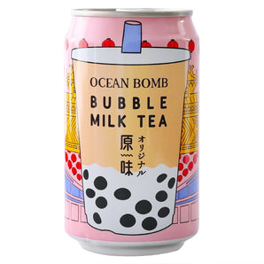 Can of bubble milk tea