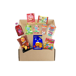 Asian Variety Box - Mystery Box of 8-10 FULL SIZE Snacks & Beverages from Asia