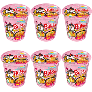 Samyang Buldak Hot Chicken Carbonara Flavor Ramen Cup Noodles (6 cups) 480g