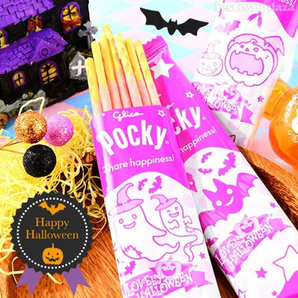 Glico Japan Halloween Pocky Chocolate Strawberry Sticks 8 Bags/Pack